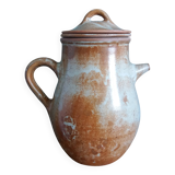Puisaye stoneware filter teapot, Mallet pottery