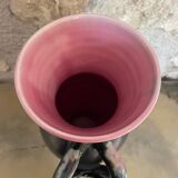 From VALLAURIS, ceramic vase with handles