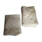 2 dessus de lit anciens en crochet