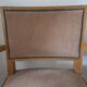 Pair of old rose bridge armchairs