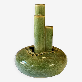 Vase soliflore 3 branches en céramique artisanale