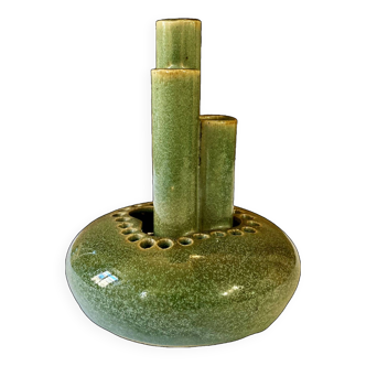 3-branched soliflore vase in handcrafted ceramic