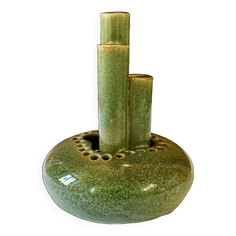 Vase soliflore 3 branches en céramique artisanale