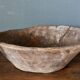 Monoxyl cup in carved wood 20th century popular art