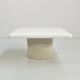 Stadio 80-ARA white coffee table by Vico Magistretti for Artemide, 1970s