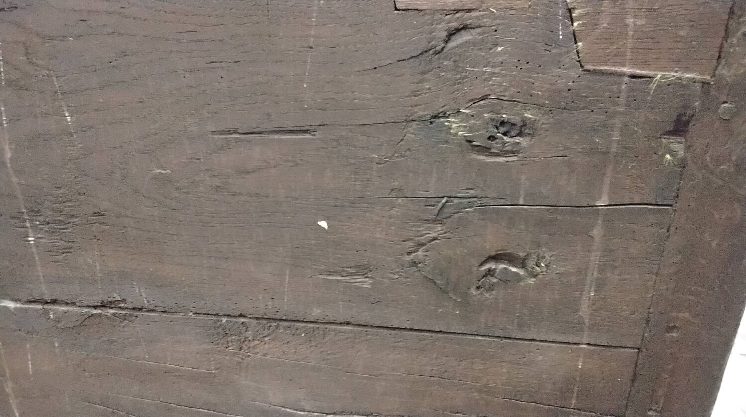 Antique wooden chest