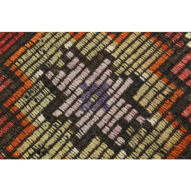 1970s Vintage Turkish Oushak Handmade Wool Cotton Red Area Rug 169x280