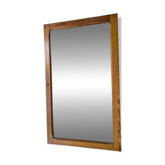 Miroir vintage en bois massif 78x133