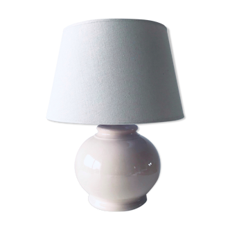 Lampe rose poudrée