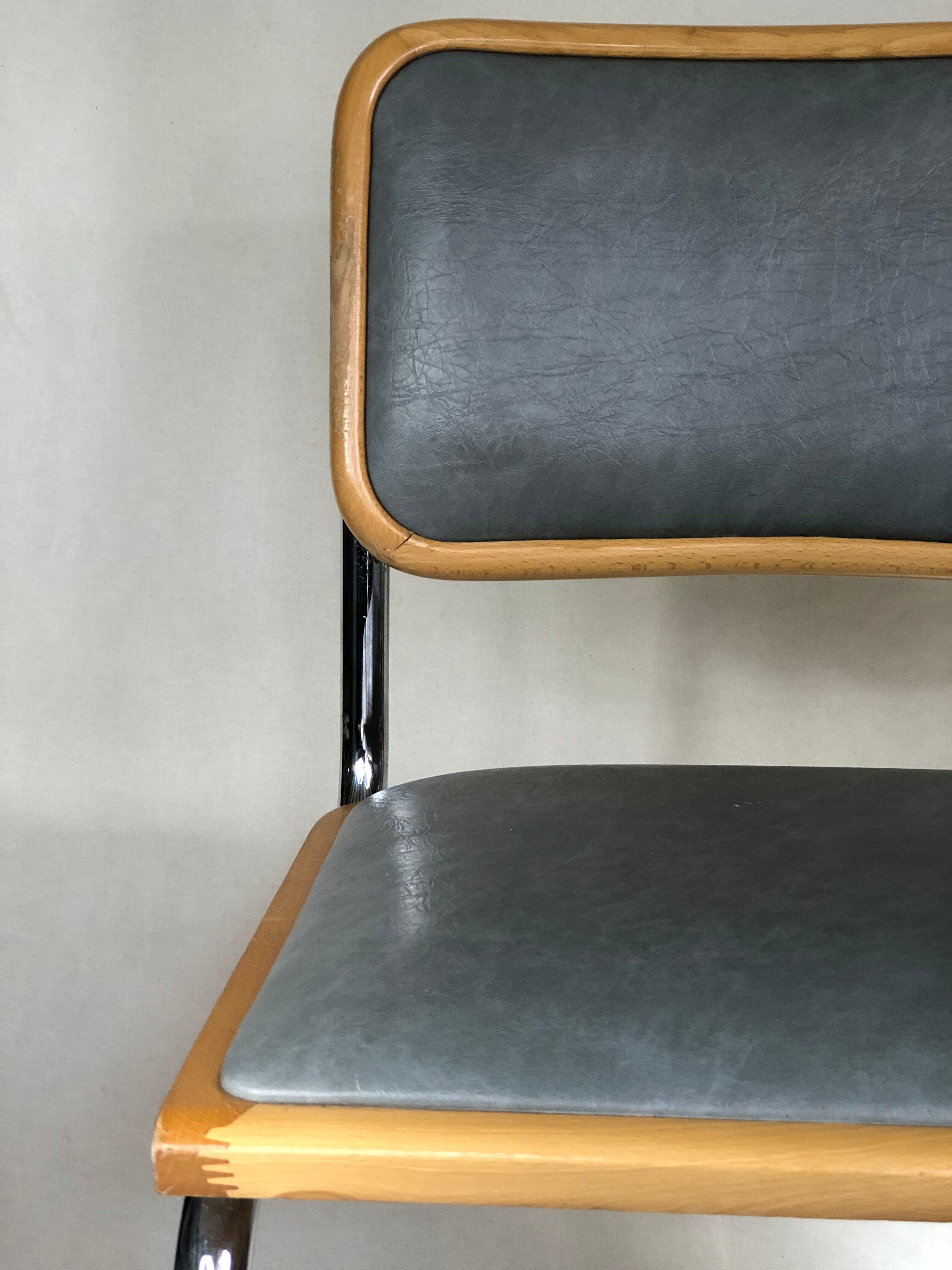 Pair of chairs b32 Marcel Breuer Made in Italy