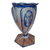 Bohemian crystal vase
