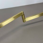 Large 77cm  omi swing arm brass acryl glass wall light italy 1970s
