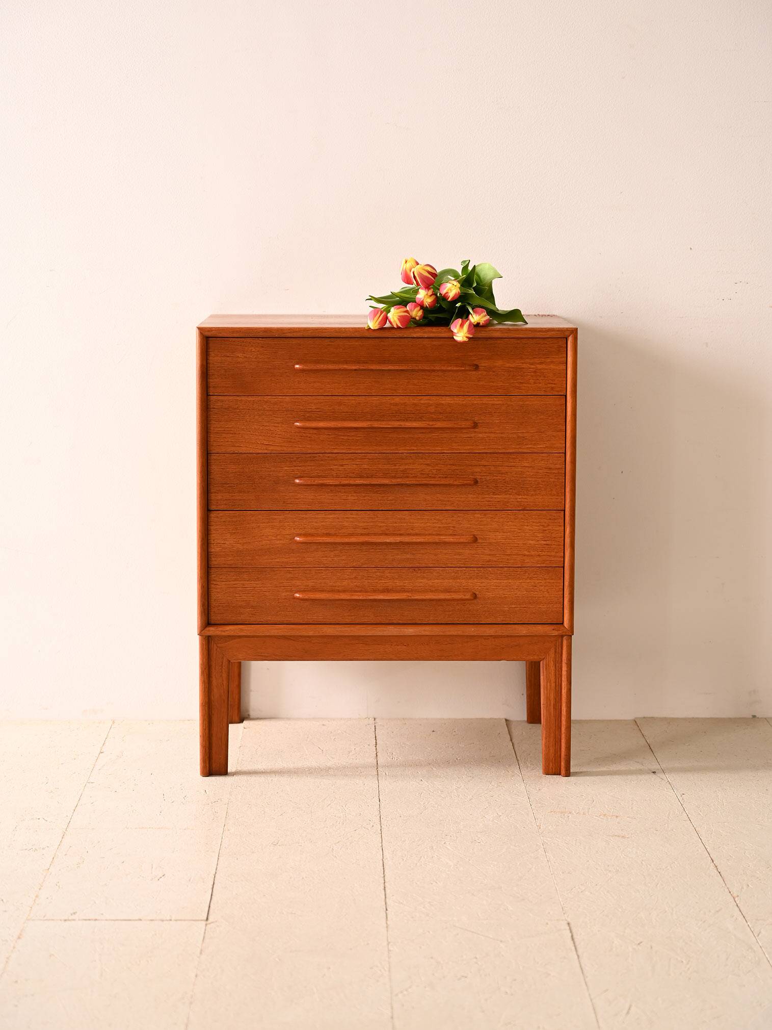 1950s teak chest of drawers