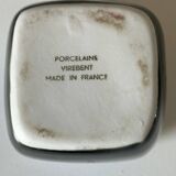 Porcelain ceramic virebent design vintage 70s