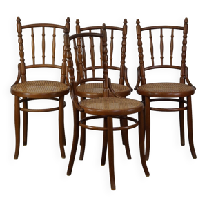 lot de 4 belles chaises - bistrot