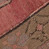 5x11 Rug For Living Room Red Brown Turkish Vintage Rug 150x338Cm