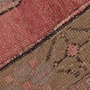 5x11 Rug For Living Room Red Brown Turkish Vintage Rug 150x338Cm