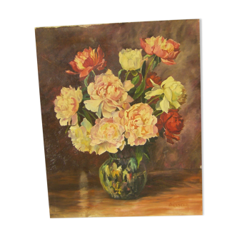 Peinture "vase aux fleurs"