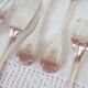 Fish cutlery for 6 Christofle Godrons initials E. L. circa 1910-20