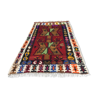 Tapis vintage turc kilim 140x87 cm