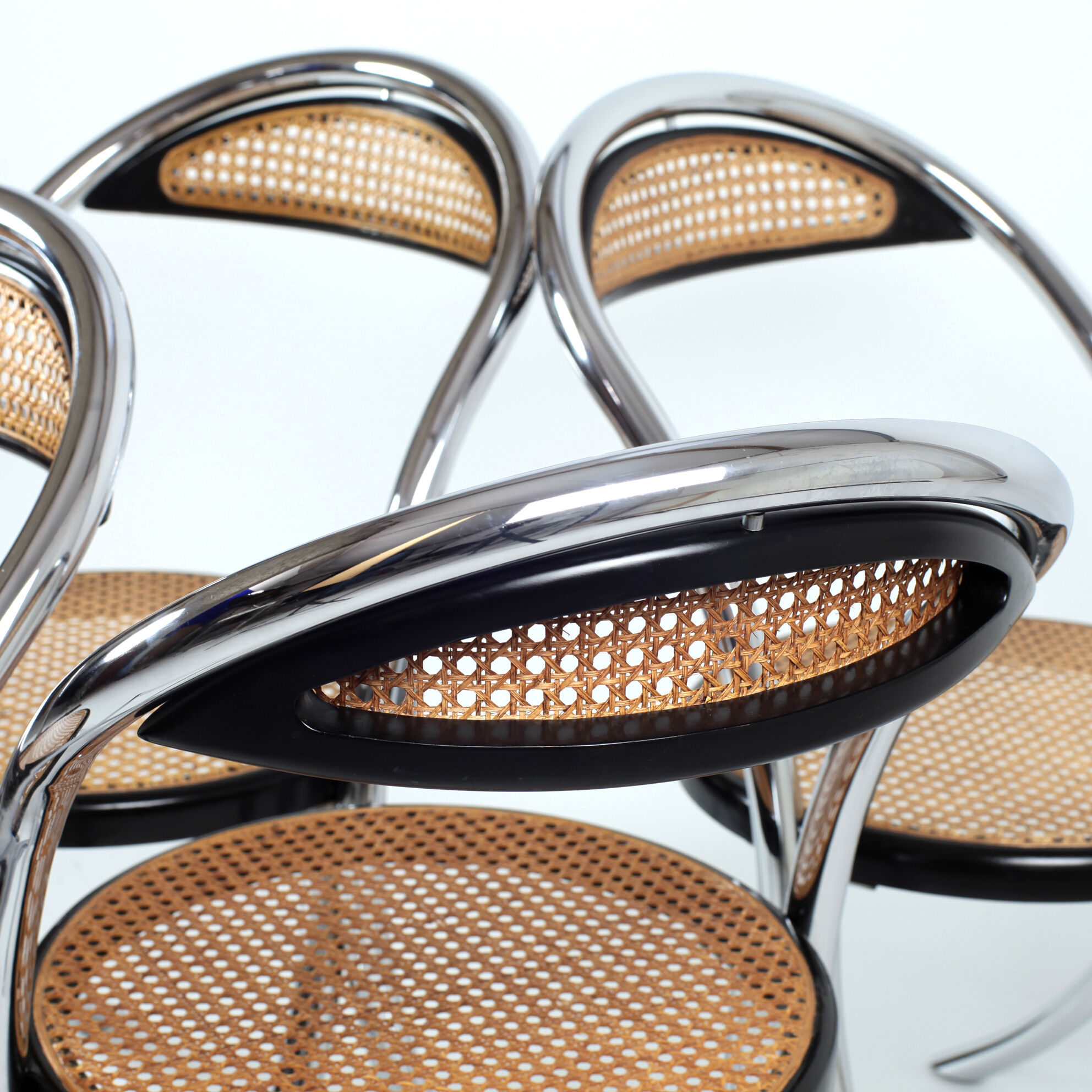 Set of 4 chairs Italy 1970