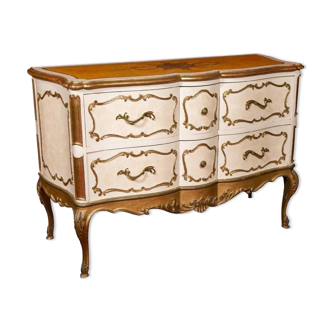 Louis XV style chest of drawers, 1950s, mid-20th century design