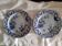 2 plates 37 cm Japanese earthenware from Creil and Montereau