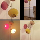 Lampadaire lampe 3 lampions articulés années 50/60 vintage