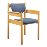 A Wilde & Spieth chair with armrests, solid wood from the 80s, 4 chairs available