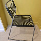 Pair of Ikea "spaghetti" chairs, 1990