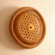 Rattan wall sconces