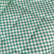 2-seater sofa in checked fabric, France, 1980