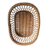 Vintage rattan basket