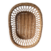 Vintage rattan basket