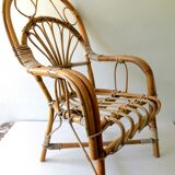 Rattan armchair from the 30/40