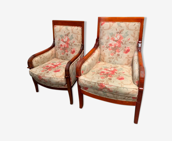 Paire de fauteuils de style Empire
