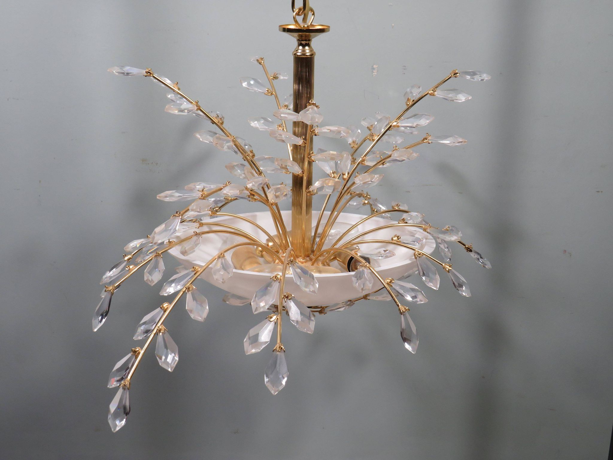 Hollywood Regency style vintage chandelier