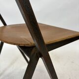 Set Of Four Compass Chairs 1960 Dutch Design School Chairs