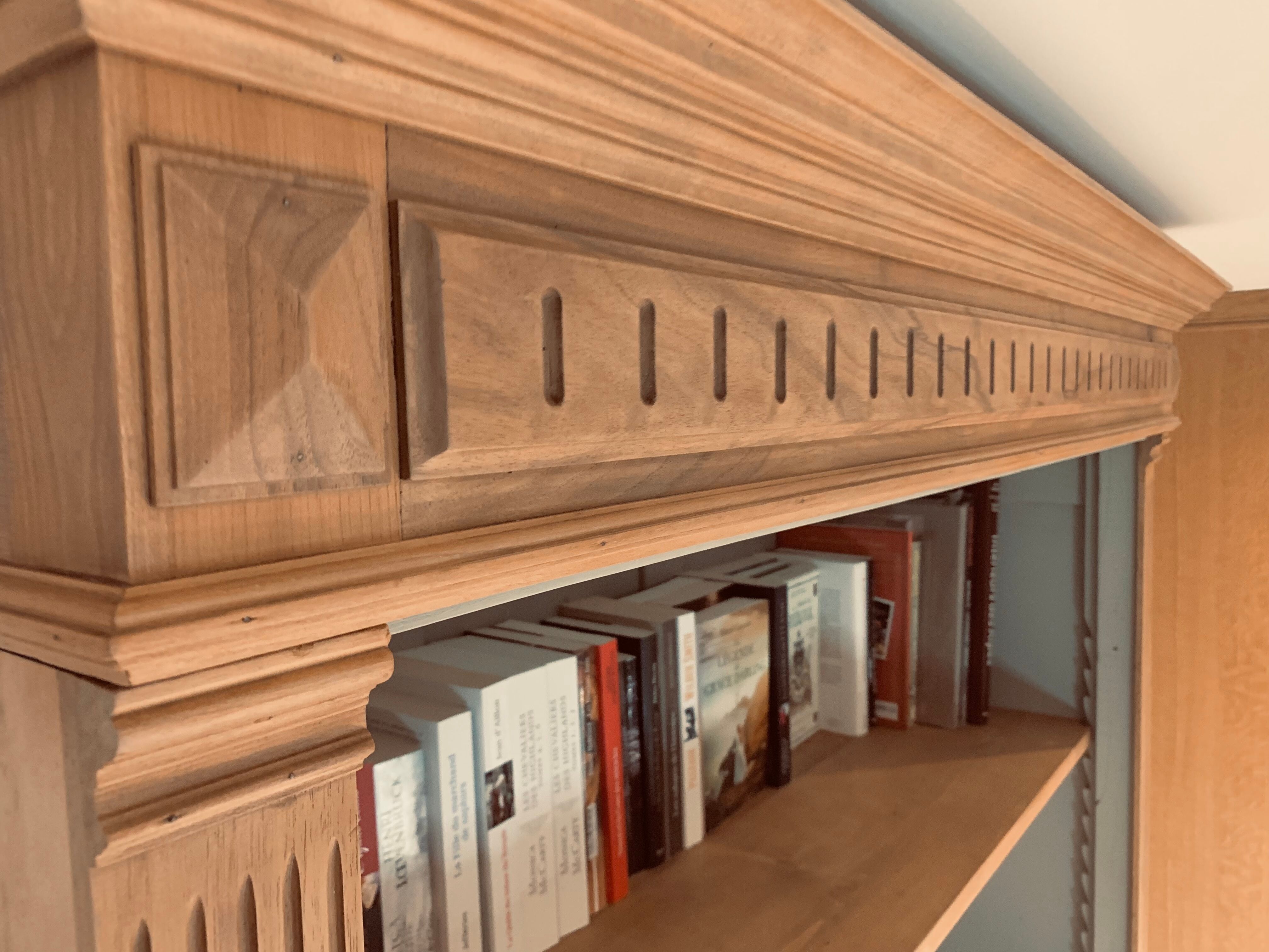 Bibliothèque noyer