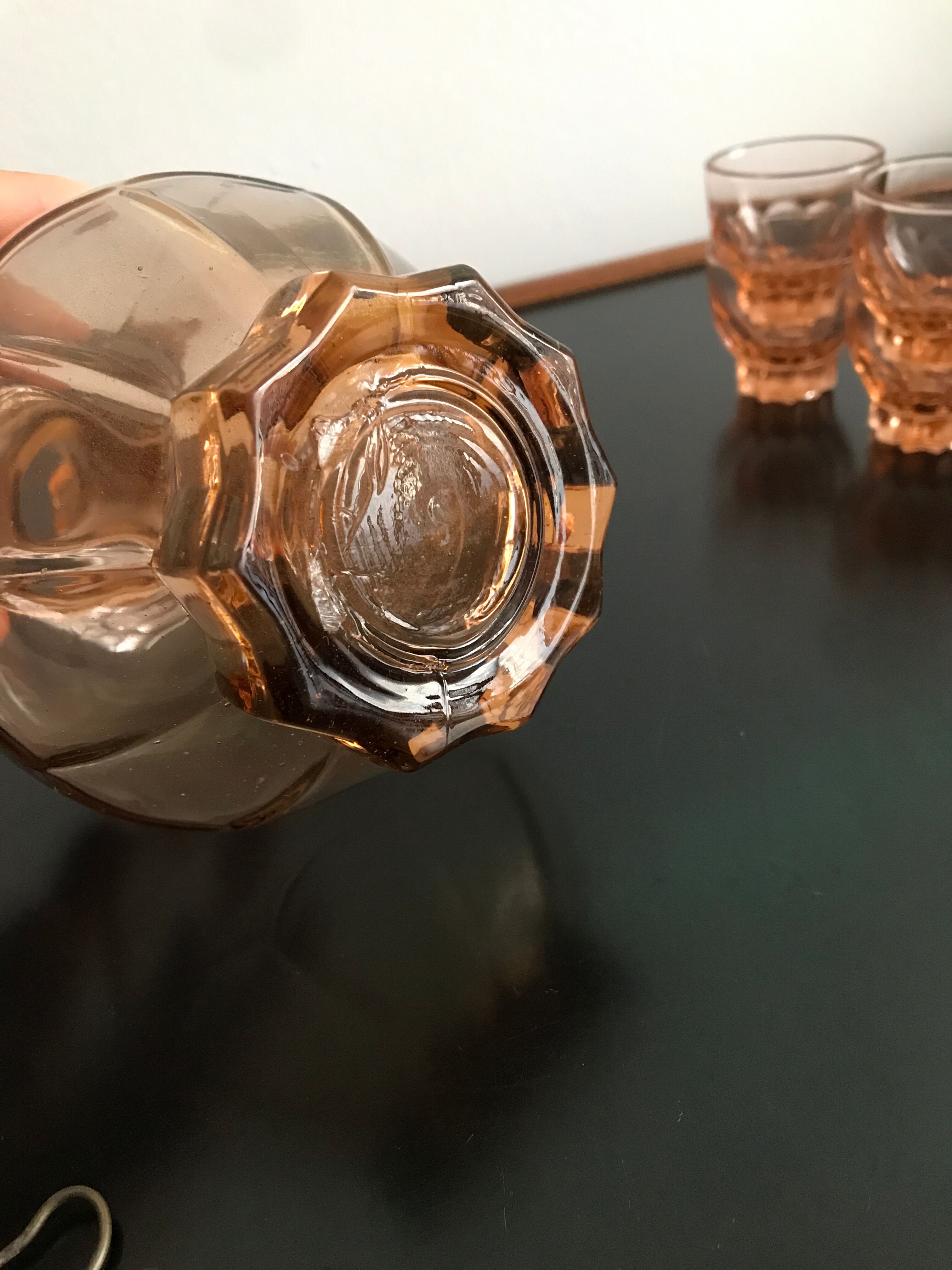 Rosaline vintage liquor service made in France 1950's