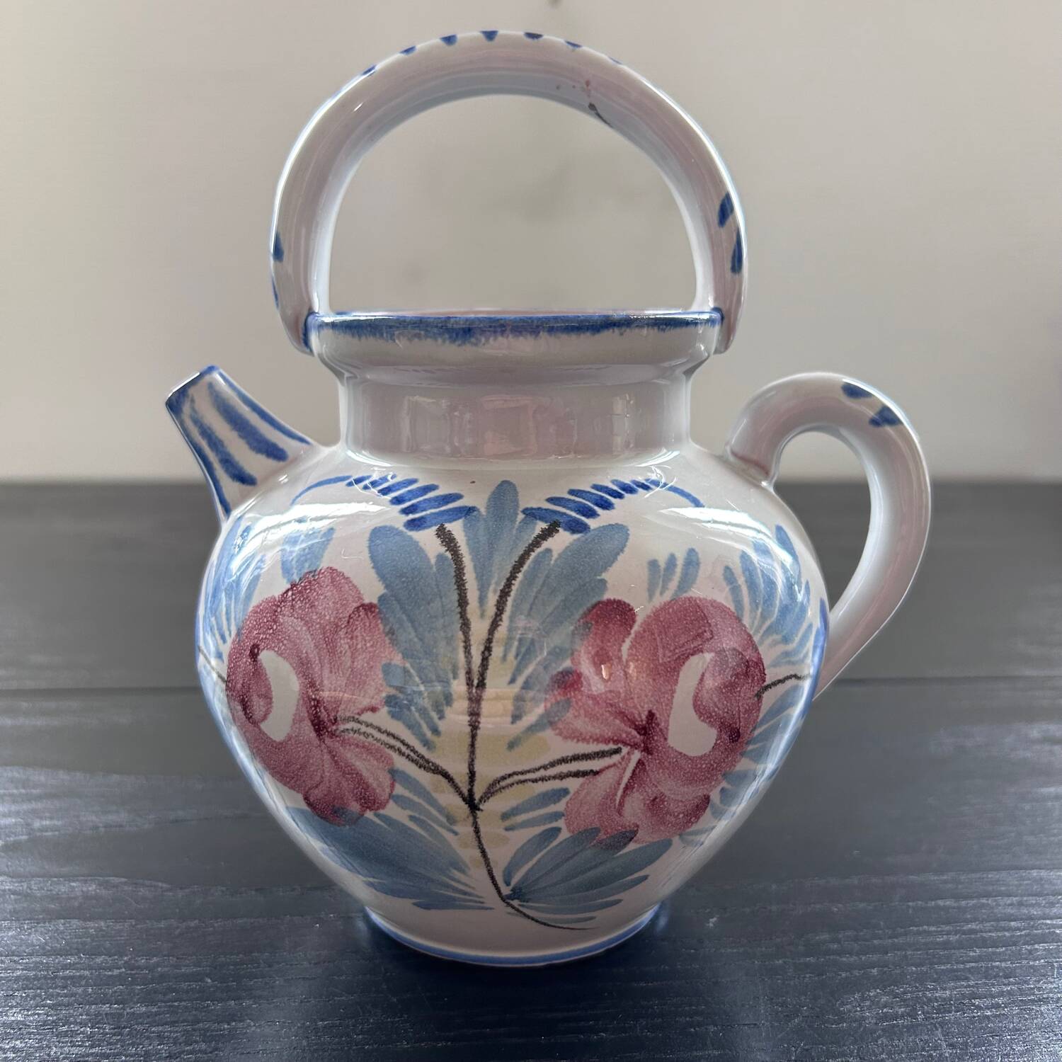 Jug with floral decoration