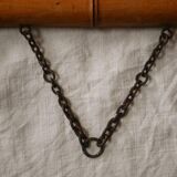 Bamboo-style wooden mirror