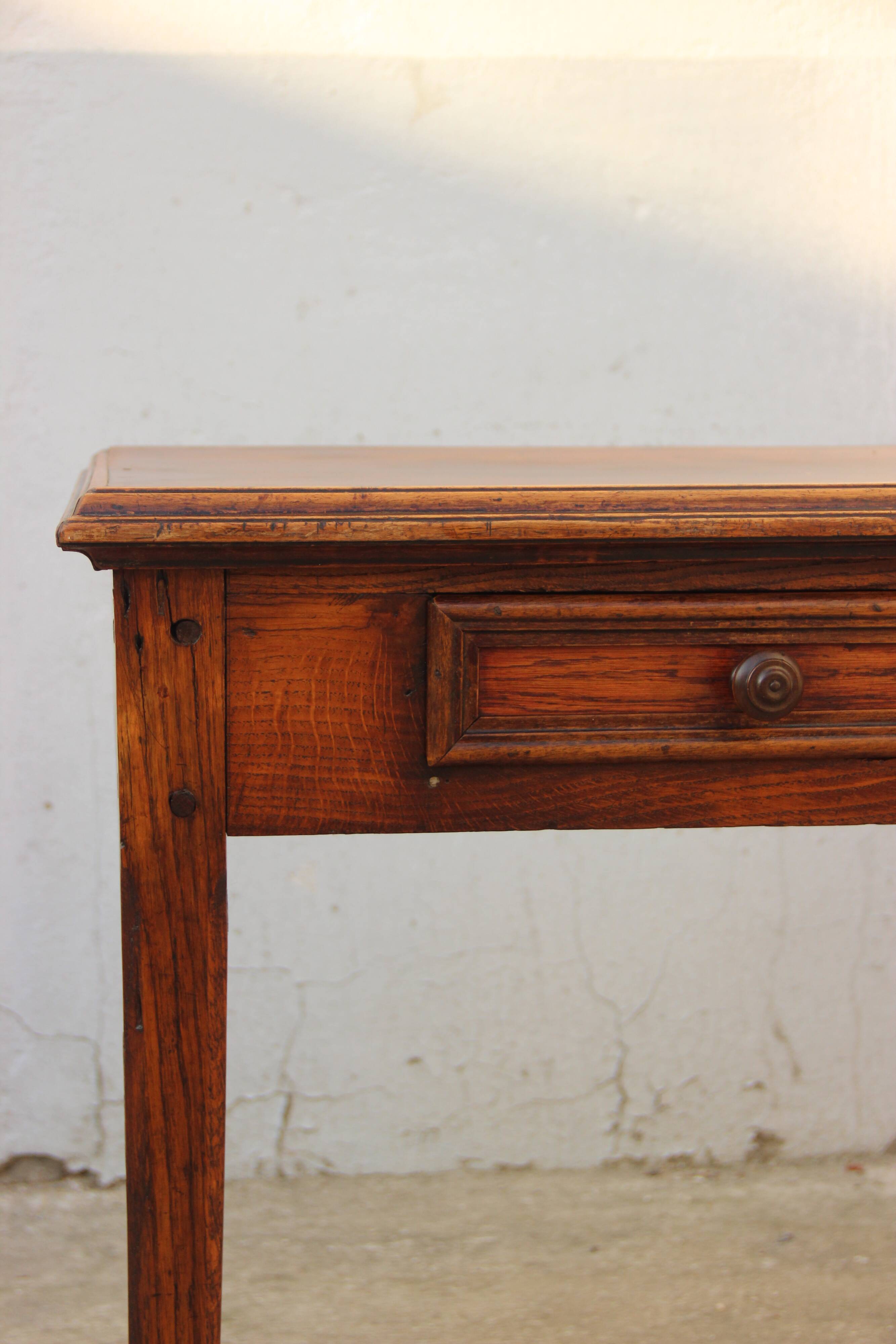 Solid oak desk