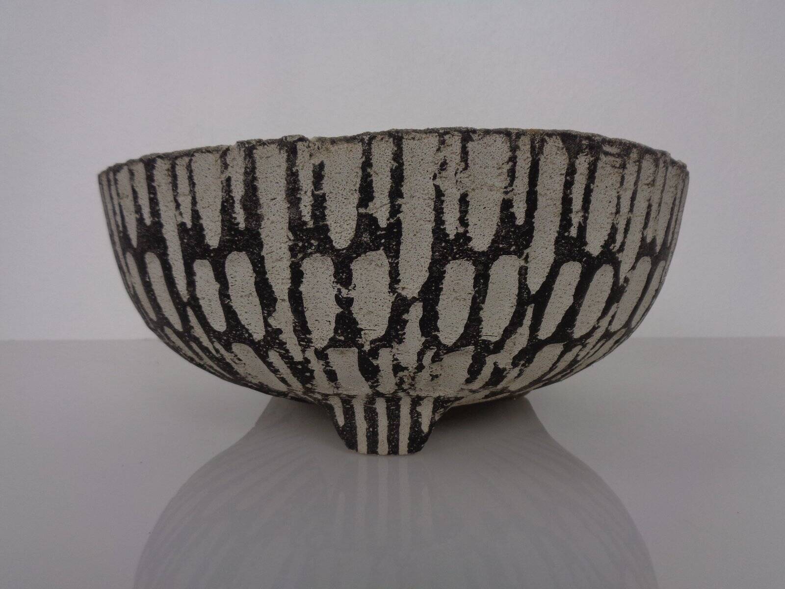 Mid-Century Concrete Planters, 1960s, Set of 2