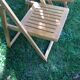 Series of 3 folding chairs