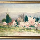 Original watercolor by Ray Perraud, 1933.