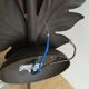 Pair of Murano metal and glass sconces