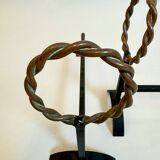 Pair of Mid-Century Modern Firedogs, Italy, 1950s