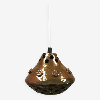 Small ceramic hanging lamp, Danish from the 1960s-1970s