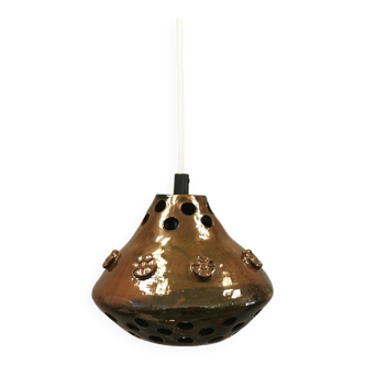Small ceramic hanging lamp, Danish from the 1960s-1970s